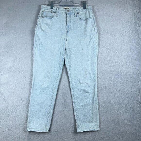 Madewell Jeans Women's Size 30 The Curvy Perfect Vintage Blue Light Wash - Picture 1 of 11